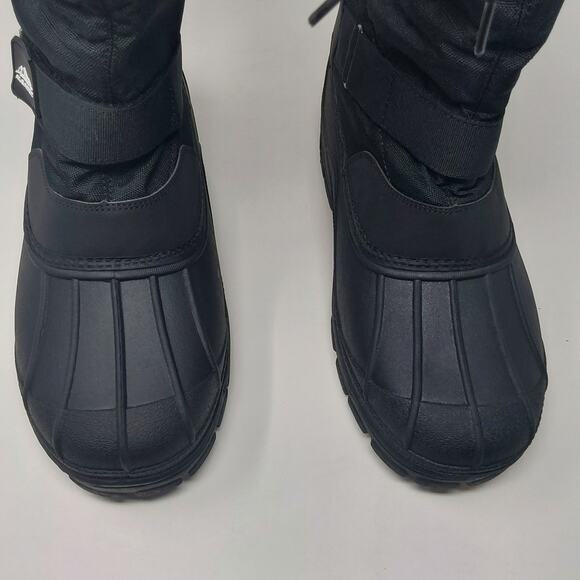 ALEADER Winter Snow Boots Mens Size 10 Black Insulated Waterproof Vegan main image 5